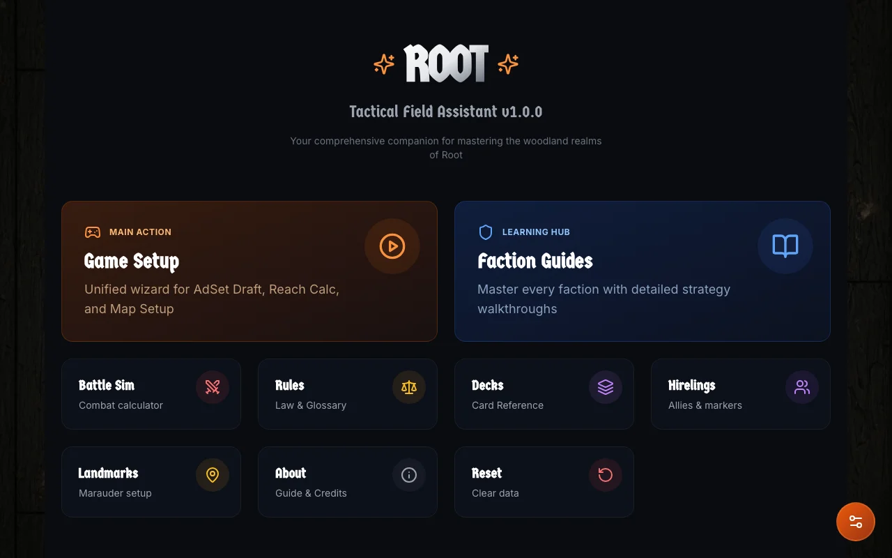 Root Companion — app screenshot
